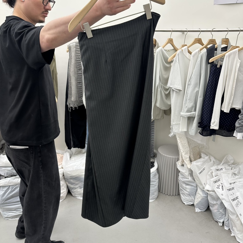 TWELVE韓國直郵女士新品職業熱賣休閑26春夏人氣時尚長裙TWELVE長裙