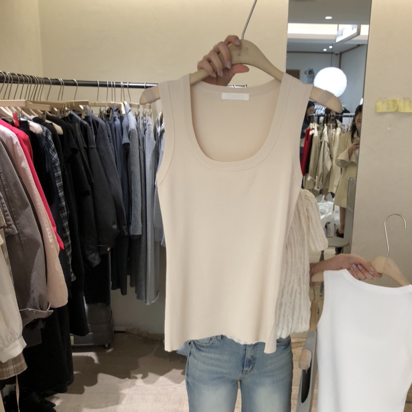 W AND J韓國直郵女士新款時尚休閑職業推薦人氣吊帶背心W AND J吊帶/背心圖色2