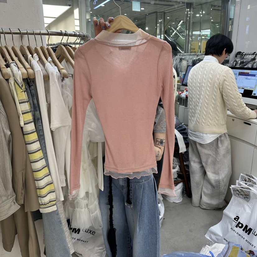 FOUNDATION韓國直郵女士新品人氣職業26春夏休閑熱賣針織衫FOUNDATION針織衫