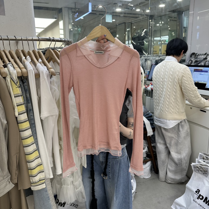 FOUNDATION韓國直郵女士新品人氣職業26春夏休閑熱賣針織衫FOUNDATION針織衫圖色3