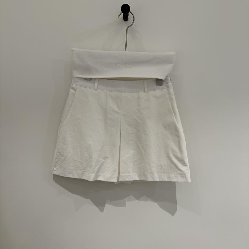 OVERTAKE韓國直郵實拍女士新款休閑熱賣時尚職業裙褲羅紋OVERTAKE裙褲圖色1