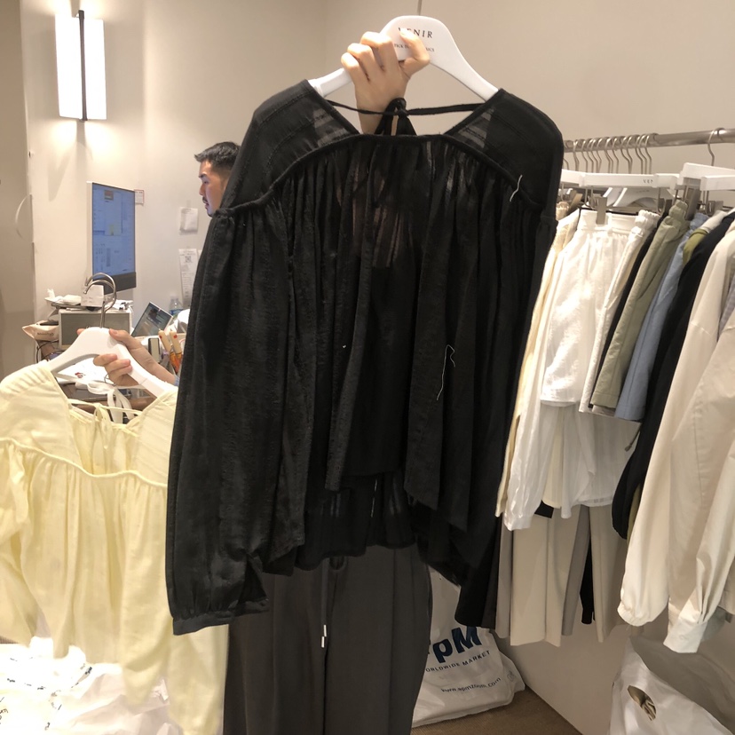 VENIR-a韓國直郵實拍女裝新品職業推薦休閑時尚襯衫蕾絲衫VENIR-a襯衫/蕾絲衫圖色3