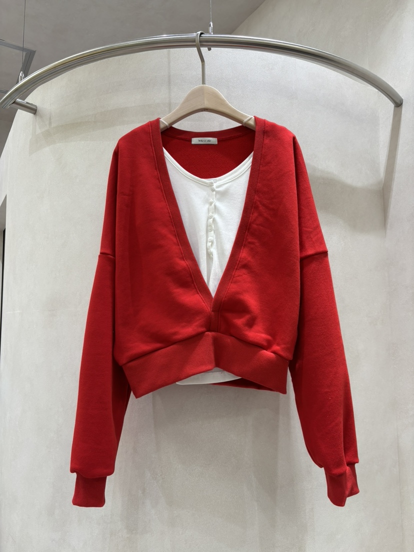 WHO IS SHE韓國代購女士新品26春夏時尚推薦衛衣不含內搭WHO IS SHE衛衣圖色3