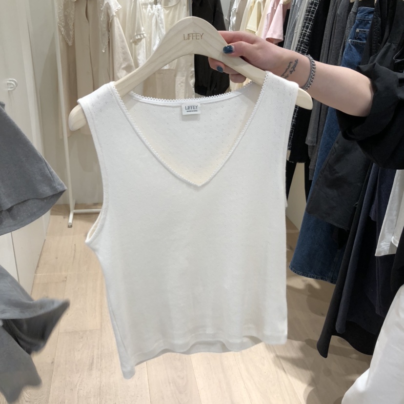 LIFFEY韓國東大門直郵女士新品職業推薦人氣吊帶背心鏤空LIFFEY吊帶/背心圖色2