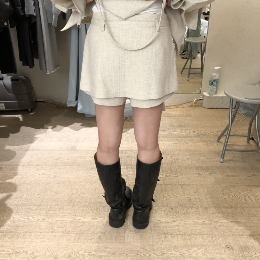 W AND J韓國直郵女裝新品26春夏休閑推薦職業裙褲含腰帶W AND J裙褲