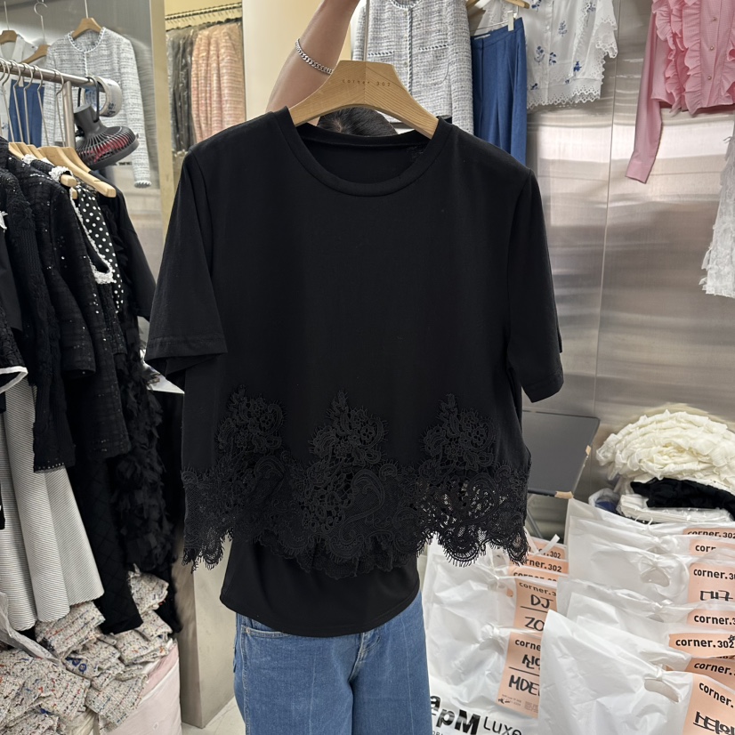 CORNER韓國東大門代購女士新款時尚26春夏職業熱賣推薦T恤CORNER.302T恤圖色3