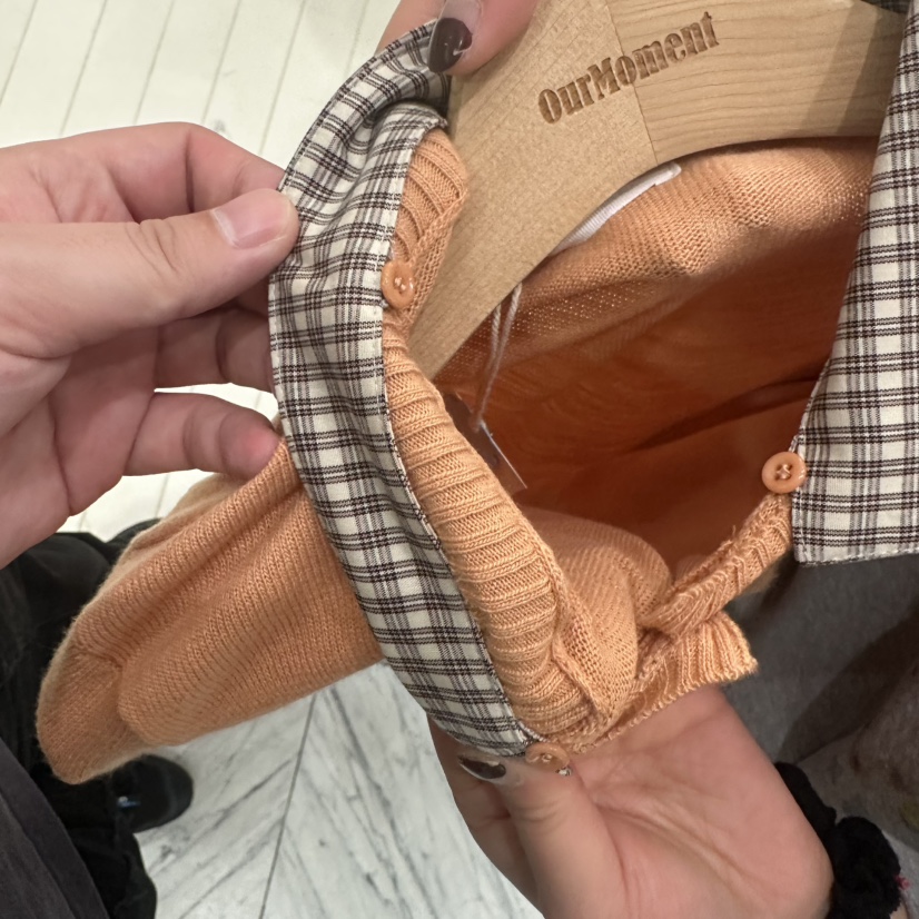 OURMOMENT韓國代購女士新款時尚熱賣26春夏休閑推薦針織衫OURMOMENT針織衫