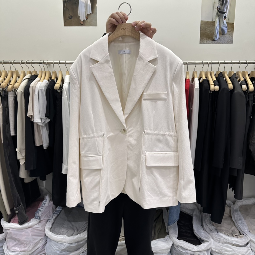 VIVEL韓國東大門代購女裝新品休閑推薦26春夏熱賣人氣夾克VIVEL夾克圖色1