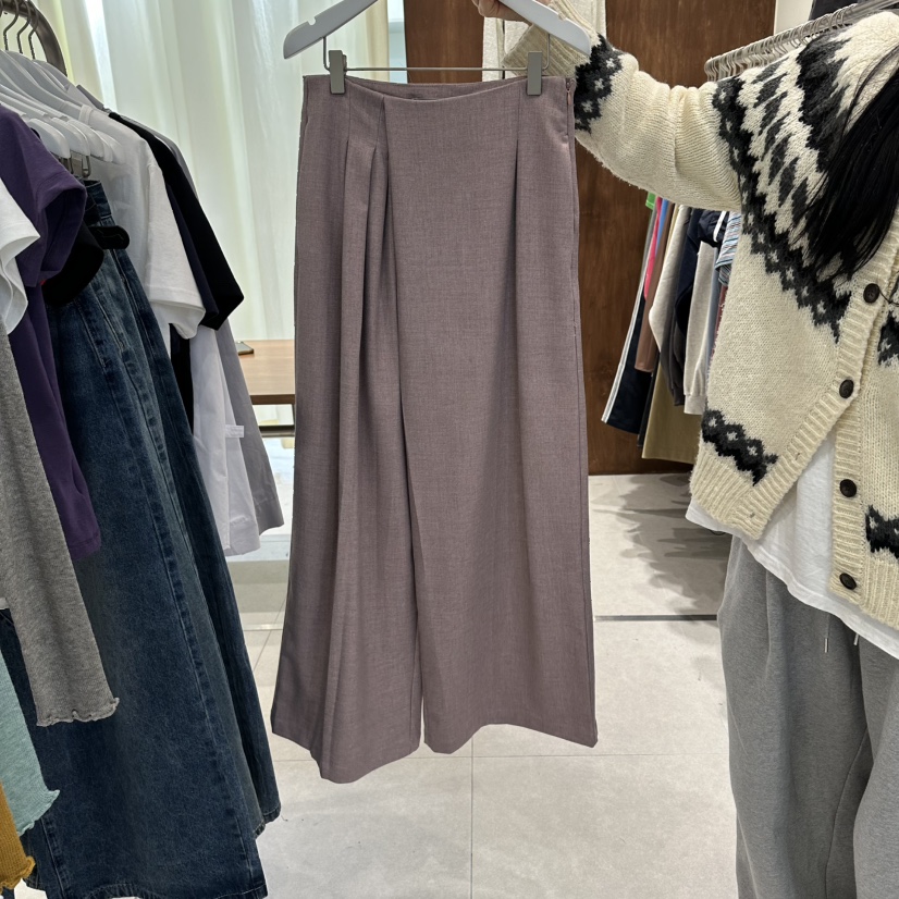 BUCKLE韓國東大門直郵女士新品26春夏熱賣休閑職業休閑褲BUCKLE休閑褲圖色2