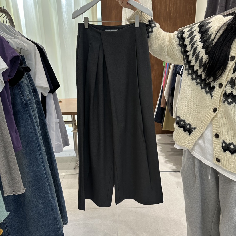 BUCKLE韓國東大門直郵女士新品26春夏熱賣休閑職業休閑褲BUCKLE休閑褲圖色3