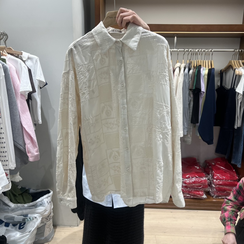 THE CAMEL韓國東大門直郵女士新品人氣襯衫蕾絲衫the came_l 家襯衫/蕾絲衫圖色1