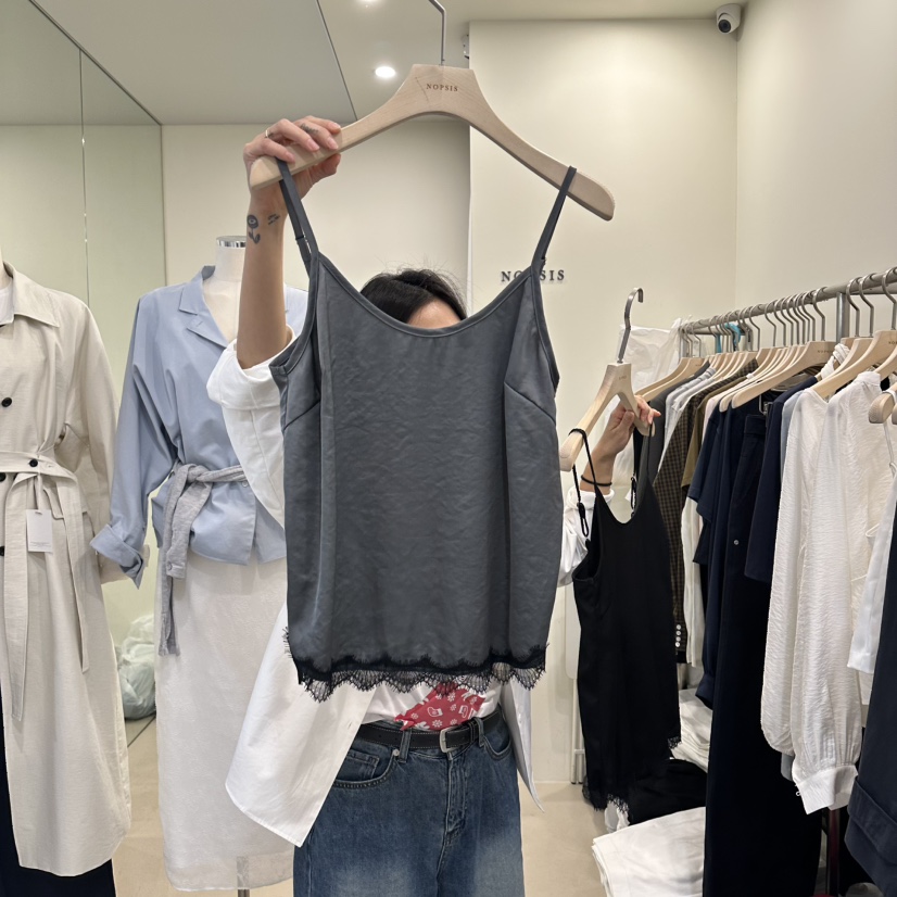 NOPSIS韓國代購女裝新款26春夏人氣職業推薦熱賣吊帶背心NOPSIS吊帶/背心圖色2