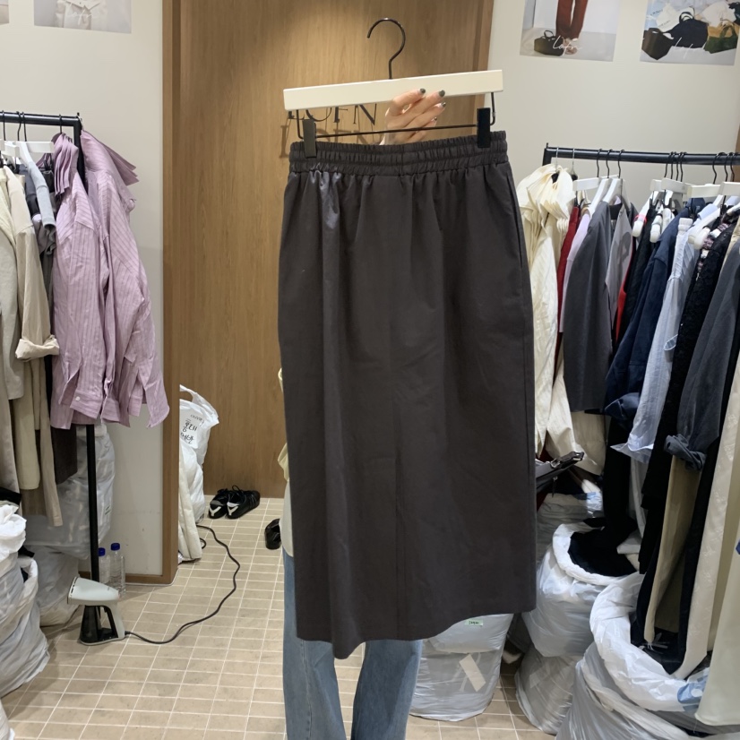 LOFN韓國直郵實拍女士新款熱賣時尚26春夏休閑半身裙中短裙LOFN半身裙/中短裙