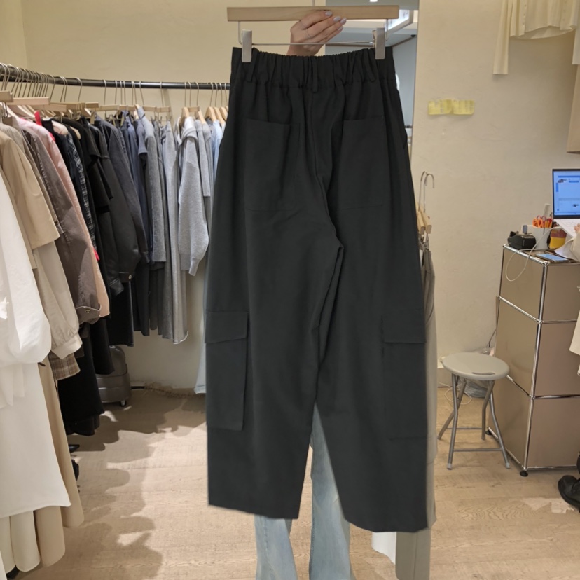 W AND J韓國直郵實拍女士新品時尚26春夏人氣休閑褲工裝褲W AND J休閑褲