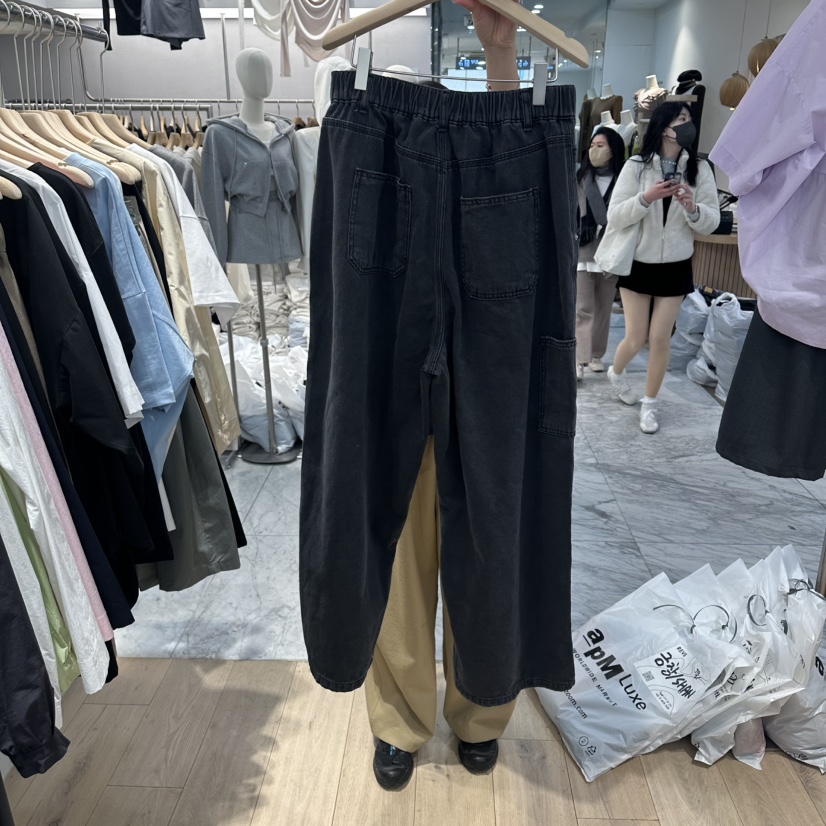 REVE-L韓國代購女裝新款熱賣休閑推薦時尚人氣26春夏牛仔褲REVE-L牛仔褲