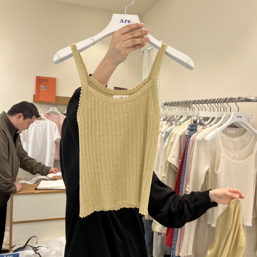 ARE韓國直郵女裝新品休閑時尚人氣26春夏熱賣推薦吊帶背心ARE YOU/ARE吊帶/背心圖色2