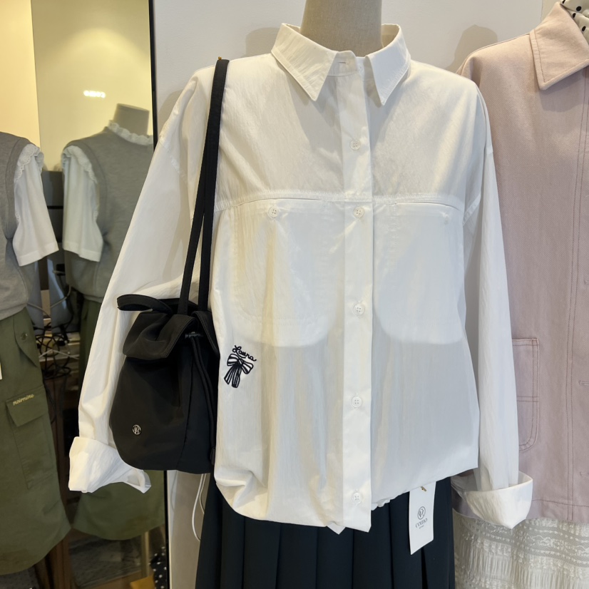 TAN&amp;COMO韓國直郵女士新品時尚26春夏休閑襯衫蕾絲衫tan-COMO襯衫/蕾絲衫