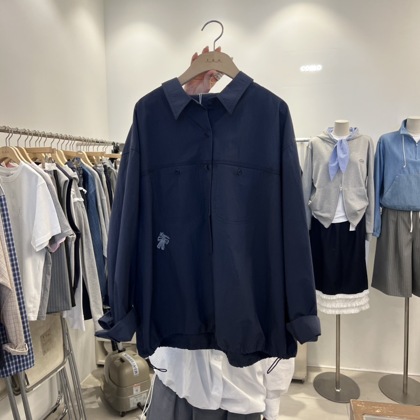 TAN&amp;COMO韓國直郵女士新品時尚26春夏休閑襯衫蕾絲衫tan-COMO襯衫/蕾絲衫圖色2