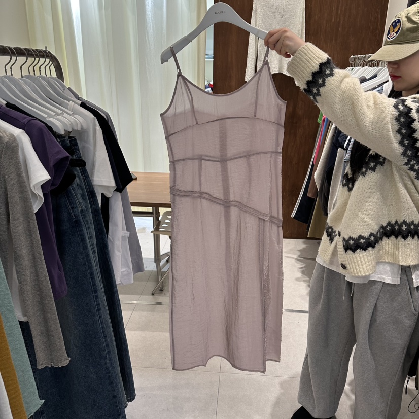 BUCKLE韓國代購女裝新款職業休閑時尚26春夏推薦熱賣連衣裙BUCKLE連衣裙圖色2