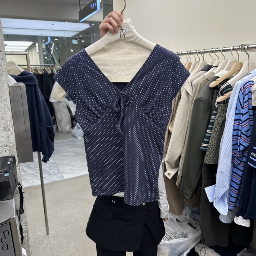 AMOEBA韓國東大門代購女士新款時尚職業推薦人氣熱賣休閑T恤AMOEBAT恤圖色2