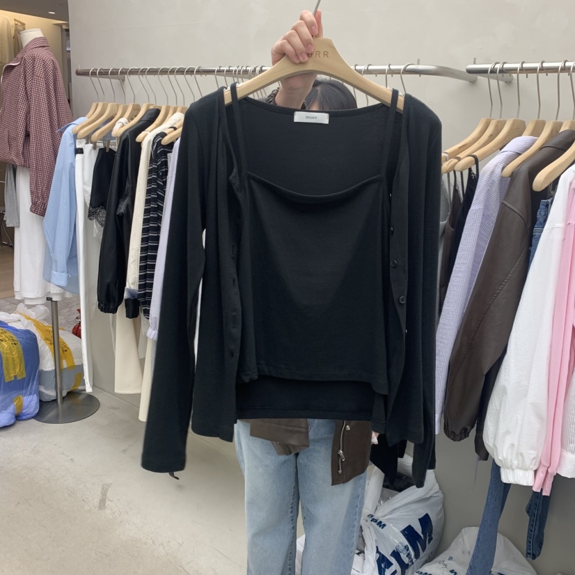 MURR韓國直郵女裝新品人氣26春夏推薦職業休閑熱賣長袖T恤MURR長袖T恤圖色3