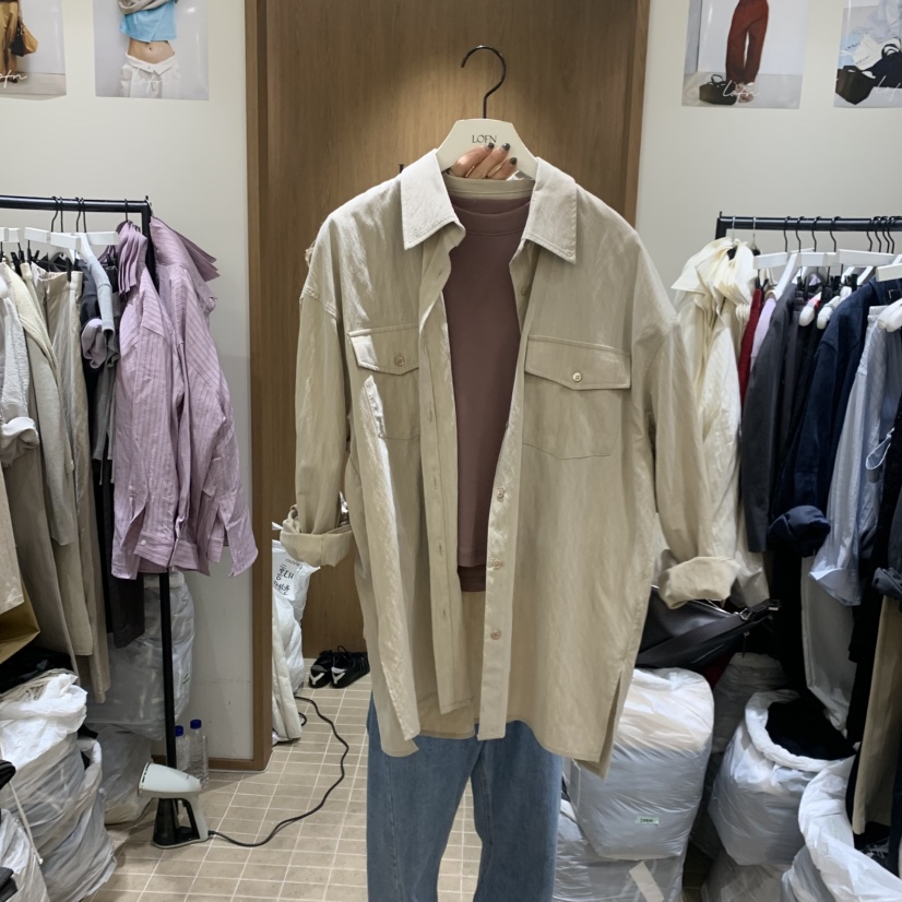 LOFN韓國東大門直郵女裝新品人氣職業時尚熱賣襯衫蕾絲衫LOFN襯衫/蕾絲衫圖色3