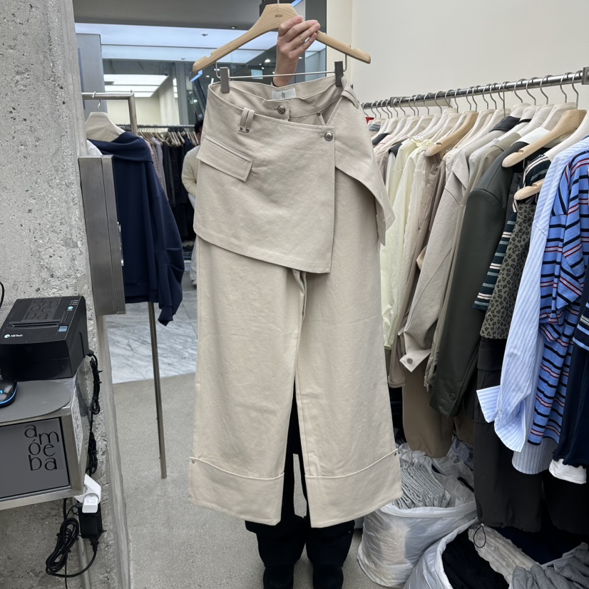 AMOEBA韓國代購女裝新品熱賣人氣26春夏休閑時尚推薦裙褲AMOEBA裙褲圖色1