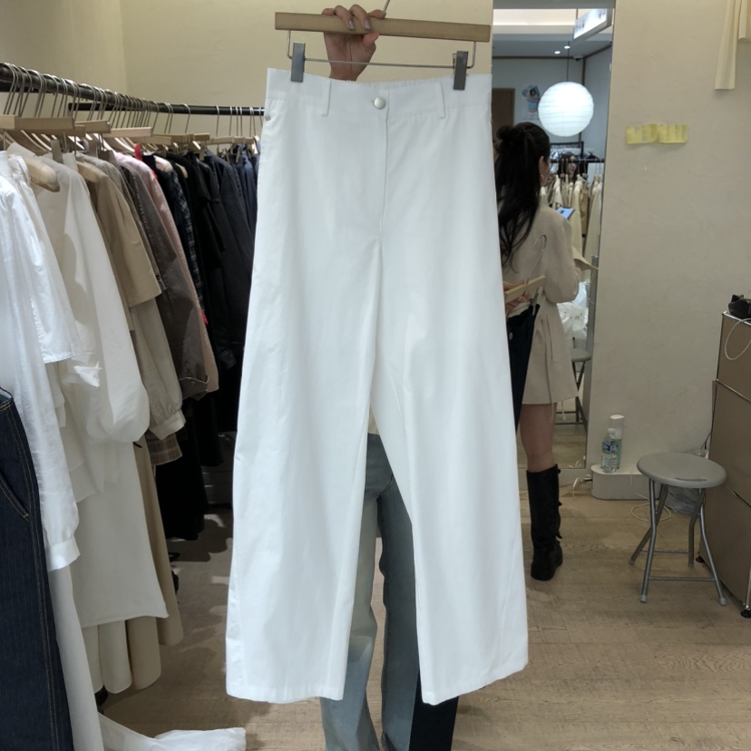 W AND J韓國東大門代購女裝新款職業熱賣休閑推薦休閑褲棉W AND J休閑褲圖色1