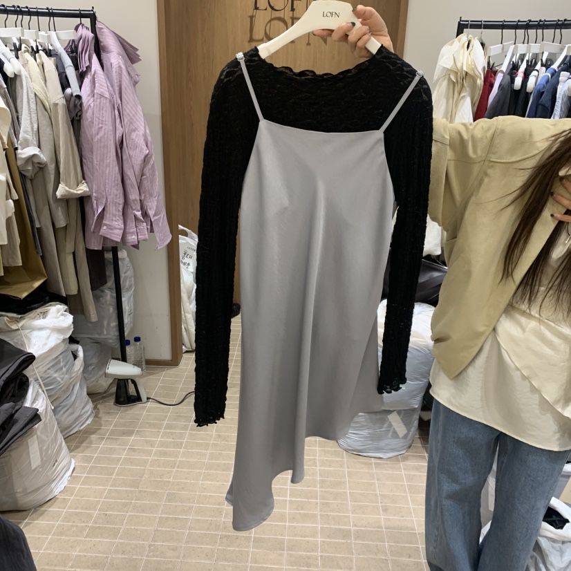 LOFN韓國直郵實拍女裝新款時尚職業26春夏連衣裙不含內搭LOFN連衣裙圖色3