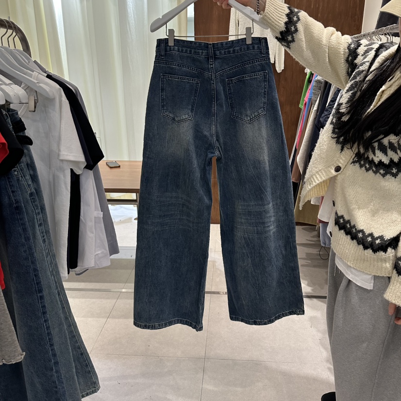 BUCKLE韓國東大門代購女士新款熱賣職業推薦休閑人氣牛仔褲BUCKLE牛仔褲