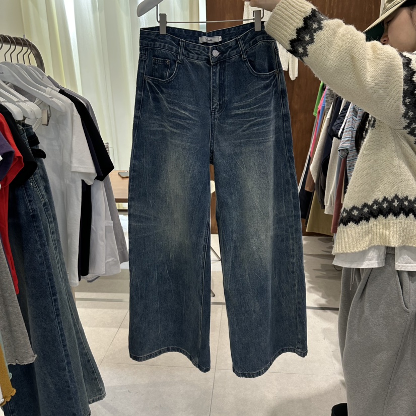 BUCKLE韓國東大門代購女士新款熱賣職業推薦休閑人氣牛仔褲BUCKLE牛仔褲圖色1