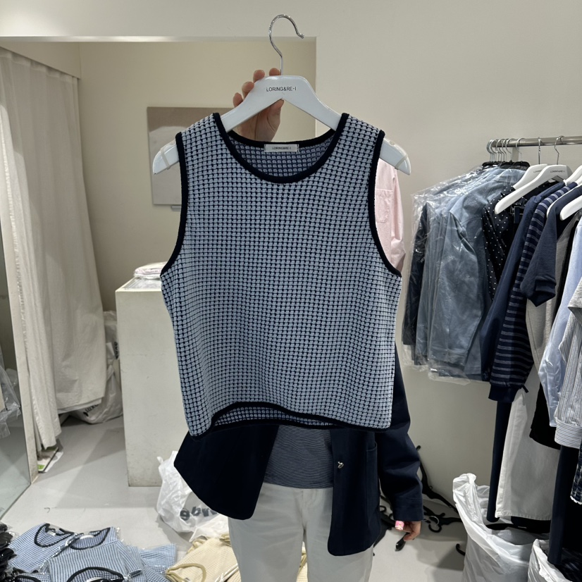 LORING RE I韓國東大門直郵女裝新品人氣職業推薦吊帶背心LORING RE-I/BARE吊帶/背心圖色2