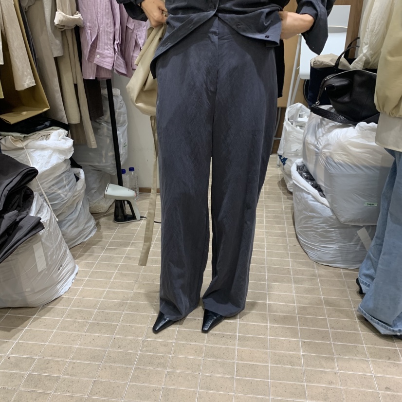 LOFN韓國東大門直郵女裝新品推薦熱賣26春夏時尚職業休閑褲LOFN休閑褲圖色1