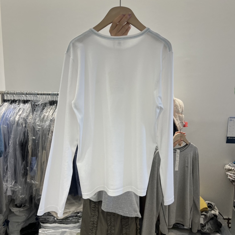 TAN&amp;COMO韓國東大門直郵女裝新款時尚26春夏長袖T恤tan-COMO長袖T恤