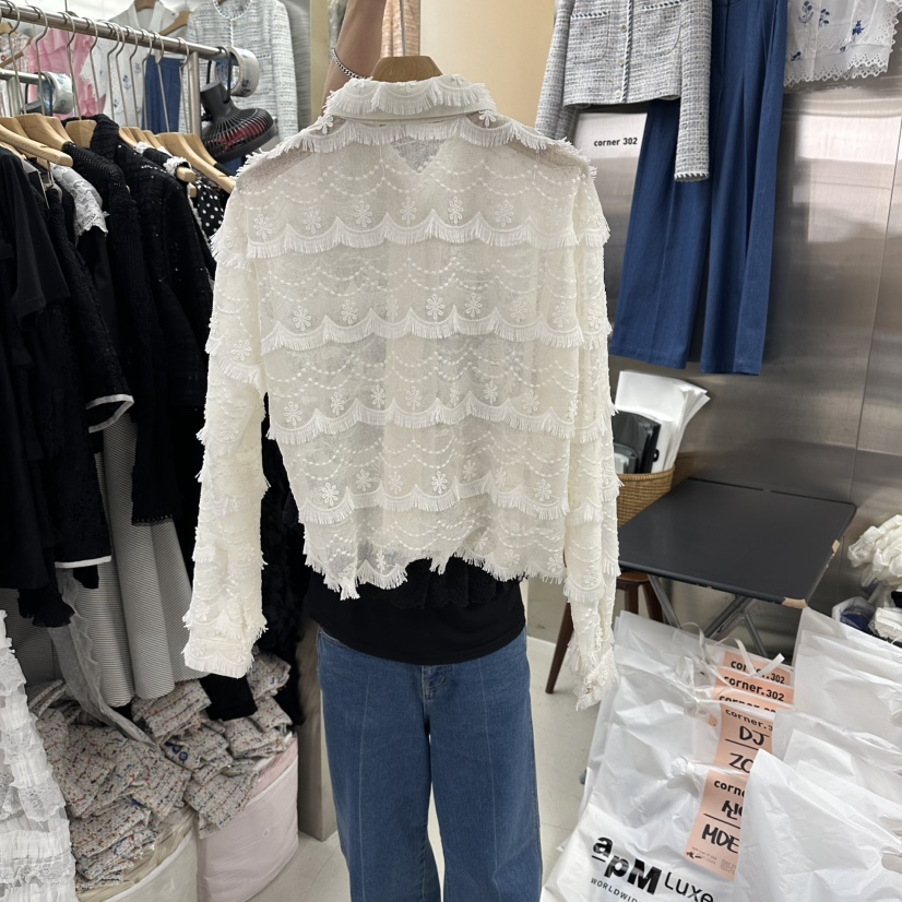 CORNER韓國直郵實拍女裝新品熱賣26春夏職業時尚襯衫蕾絲衫CORNER.302襯衫/蕾絲衫