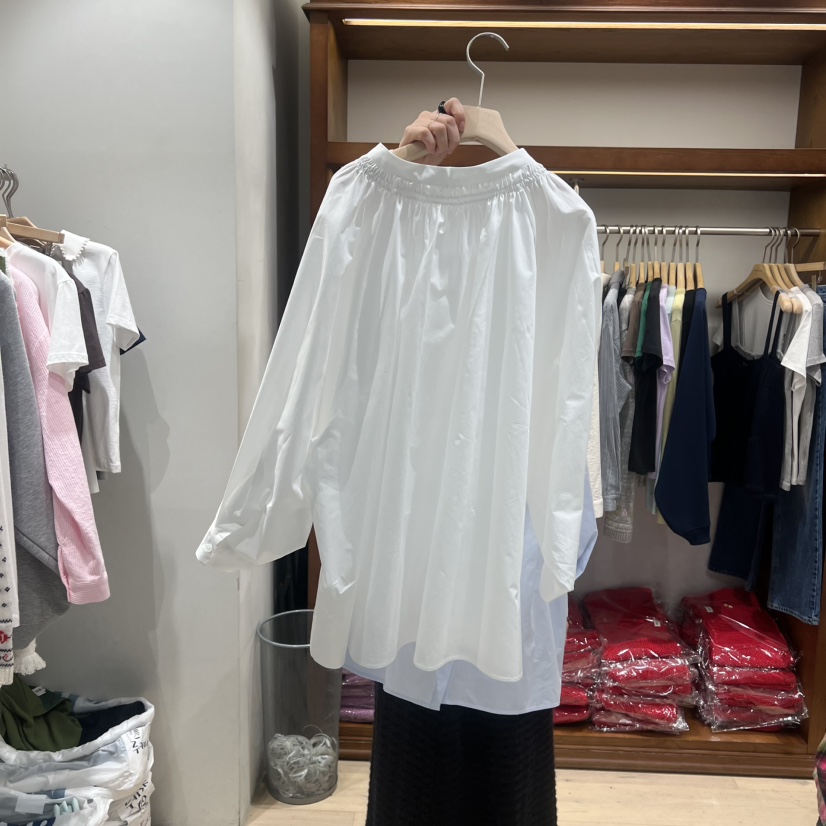 THE CAMEL韓國東大門代購女士新品休閑襯衫蕾絲衫the came_l 家襯衫/蕾絲衫