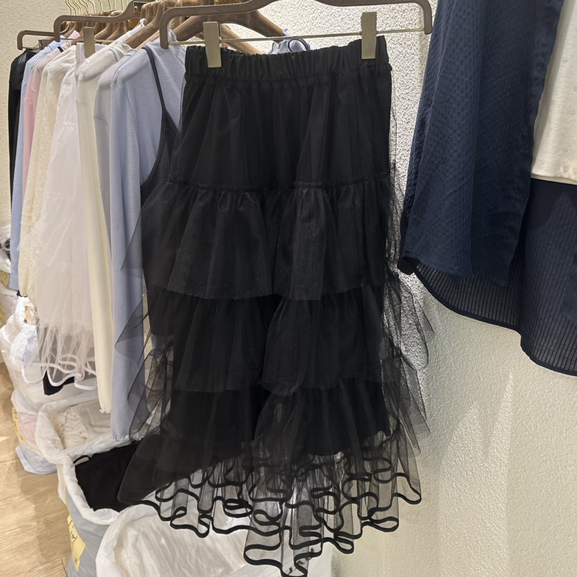 EMPTY韓國直郵實拍女裝新款時尚熱賣休閑26春夏人氣職業長裙EMPTY長裙圖色2黑色