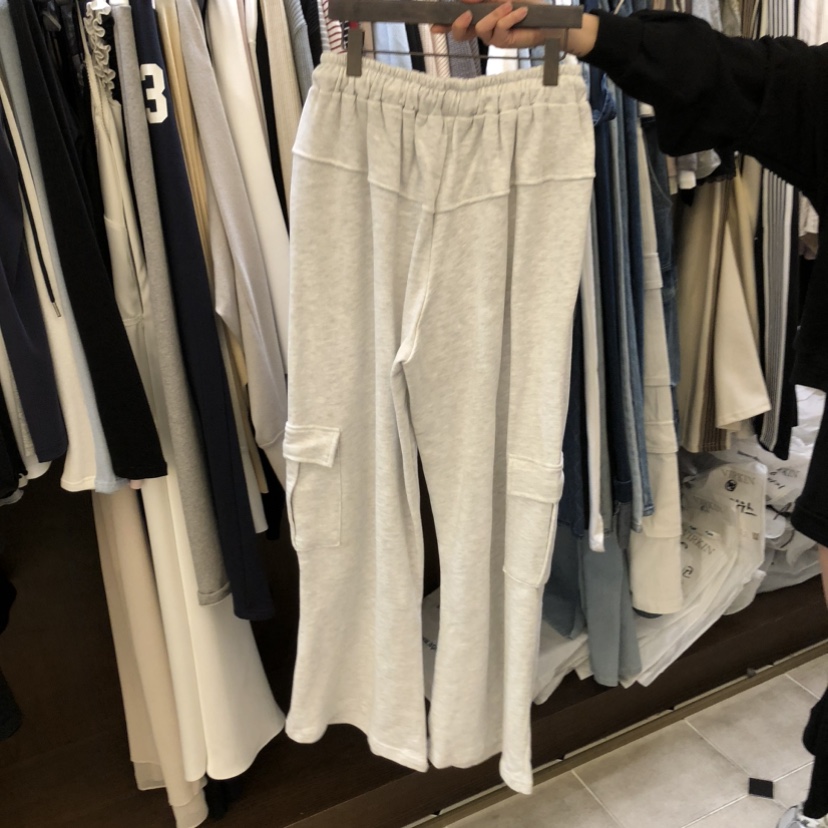 VIRKIN韓國代購女士新款推薦職業26春夏人氣休閑褲工裝褲VIRKIN休閑褲