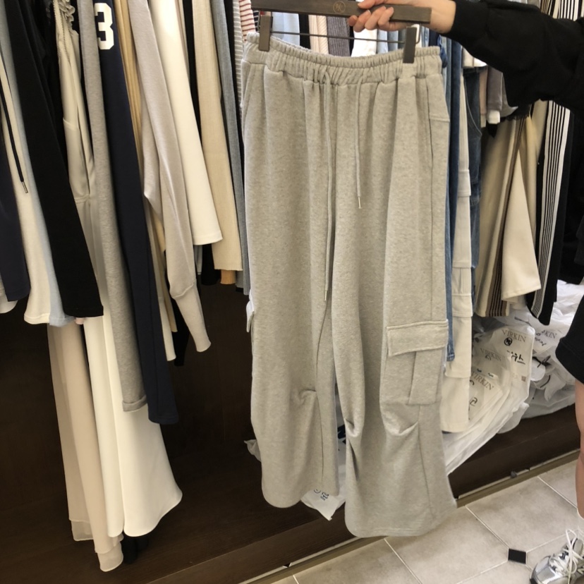 VIRKIN韓國代購女士新款推薦職業26春夏人氣休閑褲工裝褲VIRKIN休閑褲圖色3