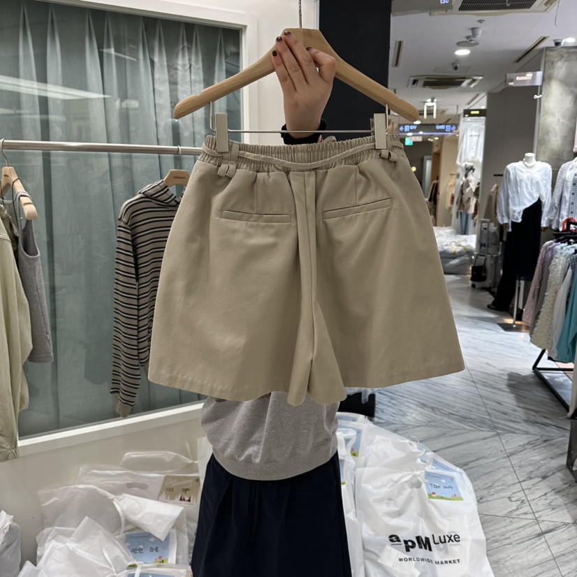 OURMOMENT韓國東大門代購女士新款熱賣休閑26春夏人氣短褲OURMOMENT短褲