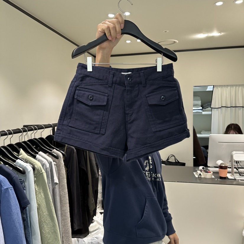 RE STOCK韓國直郵女裝新款26春夏人氣推薦職業時尚休閑短褲RE STOCK短褲圖色3