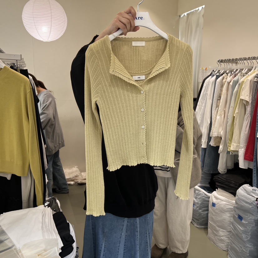 ARE韓國東大門直郵女裝新款休閑熱賣人氣推薦時尚26春夏針織衫ARE YOU/ARE針織衫圖色2