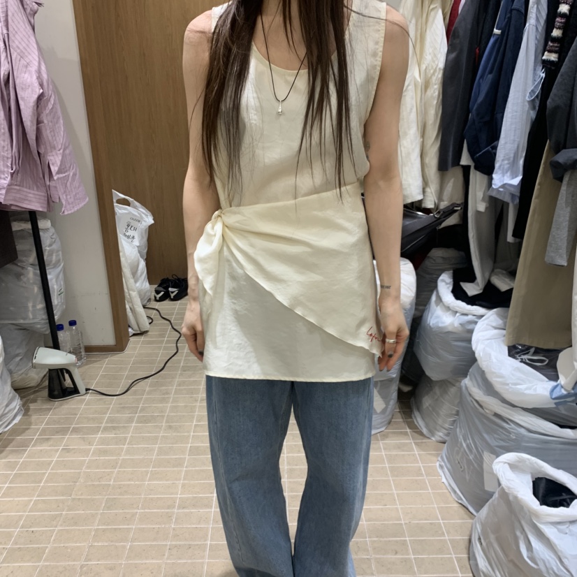 LOFN韓國東大門直郵女裝新款休閑職業推薦時尚連衣裙含圍巾LOFN連衣裙圖色1