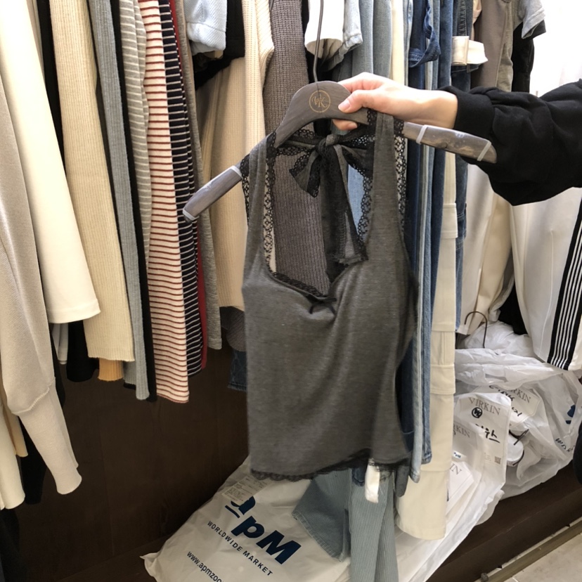 VIRKIN韓國代購女士新品熱賣職業推薦26春夏休閑吊帶背心VIRKIN吊帶/背心圖色4