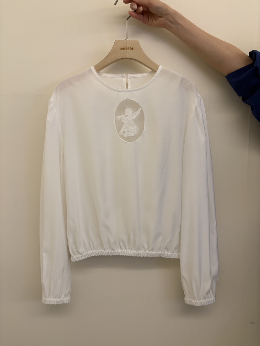 BALANCE韓國東大門直郵女裝新款休閑職業26春夏襯衫蕾絲衫BALANCE襯衫/蕾絲衫圖色1