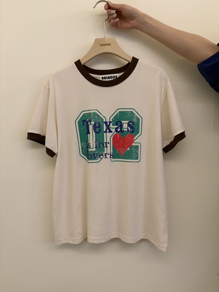 BALANCE韓國代購女士新款職業推薦人氣熱賣休閑26春夏T恤BALANCET恤圖色2