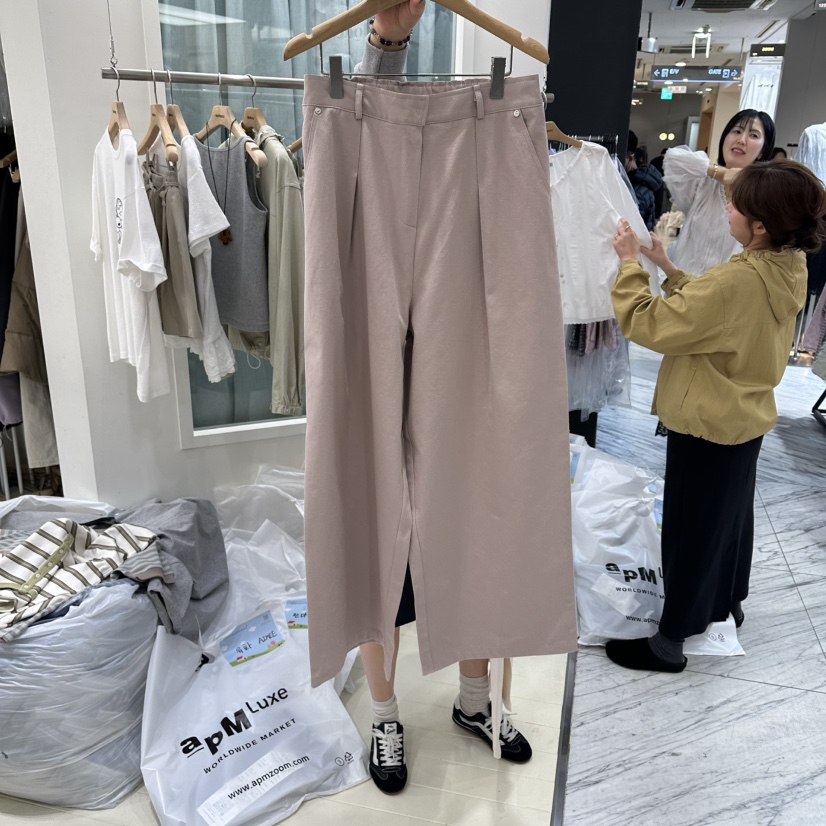 OURMOMENT韓國直郵實拍女裝新款熱賣26春夏職業時尚休閑褲OURMOMENT休閑褲圖色1