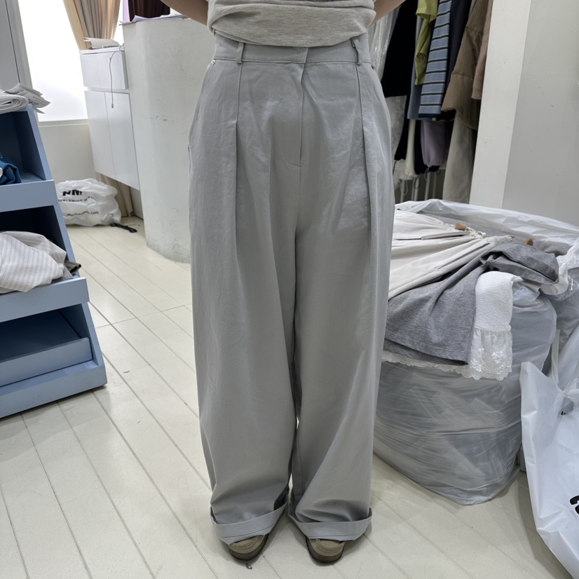 OURMOMENT韓國直郵實拍女裝新款熱賣26春夏職業時尚休閑褲OURMOMENT休閑褲圖色2