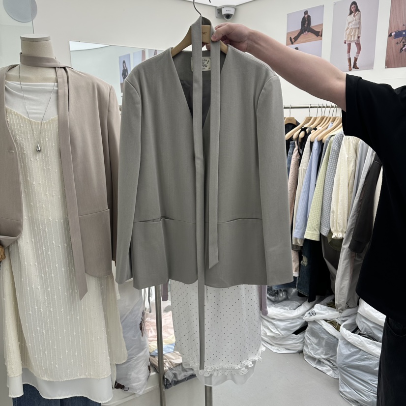 TWELVE韓國代購女士新品人氣26春夏推薦職業時尚休閑夾克TWELVE夾克圖色2