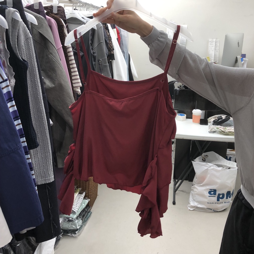 SOLD OUT韓國直郵女裝新品休閑26春夏職業人氣熱賣吊帶背心SOLD OUT吊帶/背心